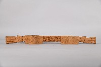 人面百步蛇紋木製雙連杯藏品圖，第1張