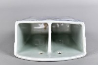 青花繪村景雙槽瓷箸籠藏品圖，第5張