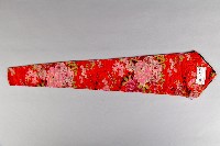刺繡紅底連枝牡丹紋劍帶-1藏品圖，第2張