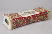青紅瓷壽枕-紅邊南極仙翁藏品圖，第3張