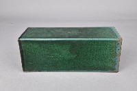 墨綠釉素面瓷枕藏品圖，第1張
