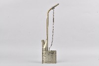 龍鳳花蝶雙筒水煙斗-斗身藏品圖，第1張