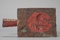 木製囍字紅龜粿模藏品圖，第1張