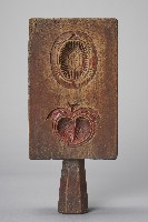 木製壽字紅龜及壽桃粿模藏品圖，第2張