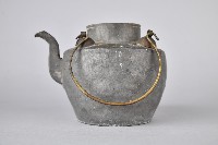 錫製雙提酒壺-壺身藏品圖，第1張