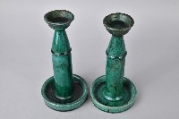 綠釉油燈藏品圖，第2張
