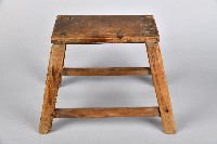 素面榫接木製板凳藏品圖，第1張