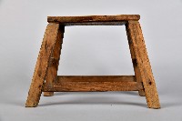 素面榫接木製板凳藏品圖，第2張