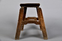 素面榫接木製板凳藏品圖，第3張
