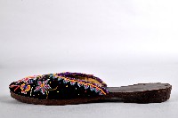 黑底串珠繡花拖鞋-左藏品圖，第4張