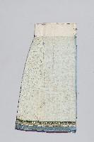 繡花粉綠馬面裙藏品圖，第2張