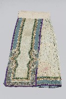 繡花粉綠馬面裙藏品圖，第3張