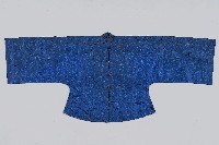 男性對襟藍馬褂藏品圖，第1張