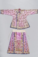 粉紅大襟女襖及馬面裙一套藏品圖，第1張