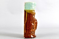 褐釉錦鯉浮雕箸籠藏品圖，第5張