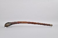 雲紋金屬製煙鍋竹製旱煙桿藏品圖，第3張