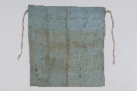 刺繡紅底黑邊孔雀牡丹紋桌裙藏品圖，第2張