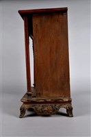 捲草花葉鏤雕束腰客家神龕藏品圖，第5張