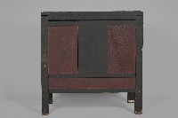 紅黑漆素面蓋頭櫃藏品圖，第2張