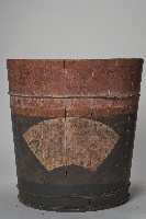 木製彩繪人像山水米桶藏品圖，第2張