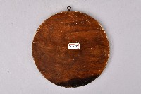 劍獅木製圓盤掛件藏品圖，第2張