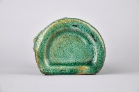 青綠釉蟬竹枝壁插藏品圖，第4張