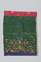 彩繡綠面繡布藏品圖，第1張