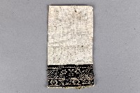 白底黑線花紋刺繡袖口藏品圖，第2張