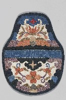 花葉紋蛾蝙蝠拼布錢包藏品圖，第1張