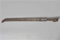 鏤雕鑲嵌金屬魯凱刀藏品圖，第2張