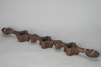 浮雕人面百步蛇紋三連杯藏品圖，第4張