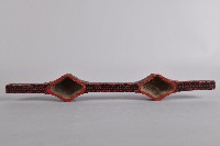 紅黑木製雙連杯藏品圖，第3張