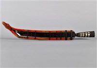 浮雕彩繪人像佩刀藏品圖，第4張