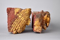 浮雕金漆鷹鳥木斗拱藏品圖，第4張