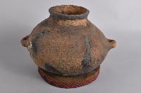 雙耳陶製煮壺藏品圖，第1張