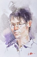 黃進龍自畫像藏品圖，第1張