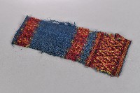 藍底夾織布藏品圖，第1張