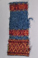 藍底夾織布藏品圖，第2張