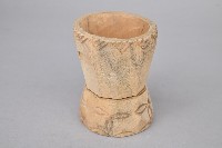 雕刻幾何檳榔杵臼組-臼藏品圖，第5張