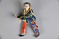 綠衣紅褲雙髻童子像交趾陶藏品圖，第2張