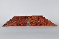 浮雕戲曲木製插角藏品圖，第2張