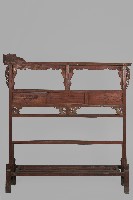 雕花墨繪木製衣架藏品圖，第2張