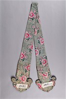 刺繡黑底鳥紋飾劍帶藏品圖，第2張