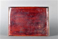 金漆持花人像木雕牌飾藏品圖，第2張