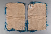 刺繡白底藍色絲絹枕頭套藏品圖，第2張