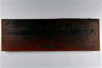 紅底金漆松鶴木雕牆飾藏品圖，第2張