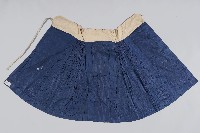 藍底白腰素面馬面裙藏品圖，第2張