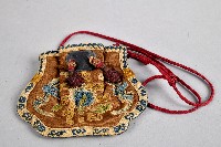 壽囍紋刺繡香包藏品圖，第1張