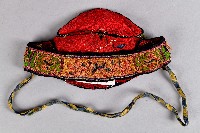 釘線繡花抹額藏品圖，第3張