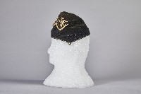 雙鶴刺繡黑絨布帽藏品圖，第2張